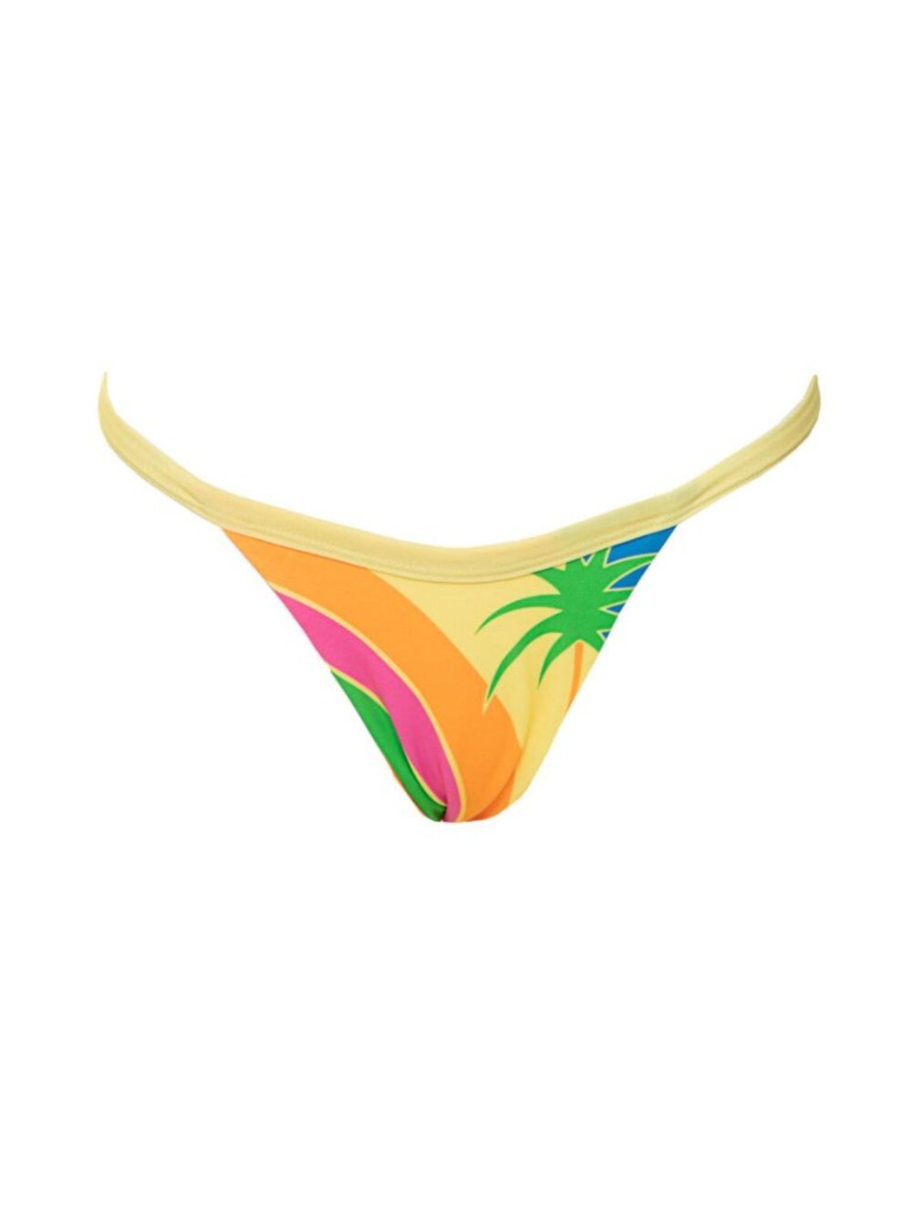 New! Maaji Sunrise Spritz Nusa Single Strap Bikini Bottom Medium 34394